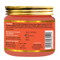 INDUS VALLEY Bio Organic Color Protection Aloe Vera Gel With Argan Oil For Rich Colour & Shiny Hair - (175ml)