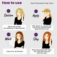 2.Oh! Italian- Ginger Spice Hair Color For Women & Men | Ammonia-Free DIY Semi Permanent Hair Color | Enriched with Argan Oil | Lasts upto 6-8 Washes | Pack of 2