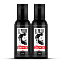 Beardo Beard & Hair Growth Oil, 50ml (Pack of 2) | Natural Hair Oil for Thicker & Longer Beard | Beard Oil for Uneven, Patchy & Fast Beard Growth | Growth Oil for Stronger & Fuller Beard Hair