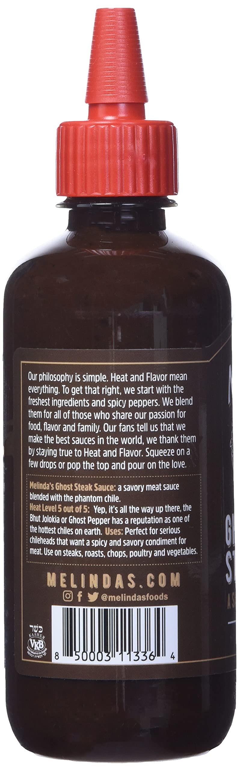 Melinda's  - Ghost Pepper Steak Sauce - 12oz, 1pck
