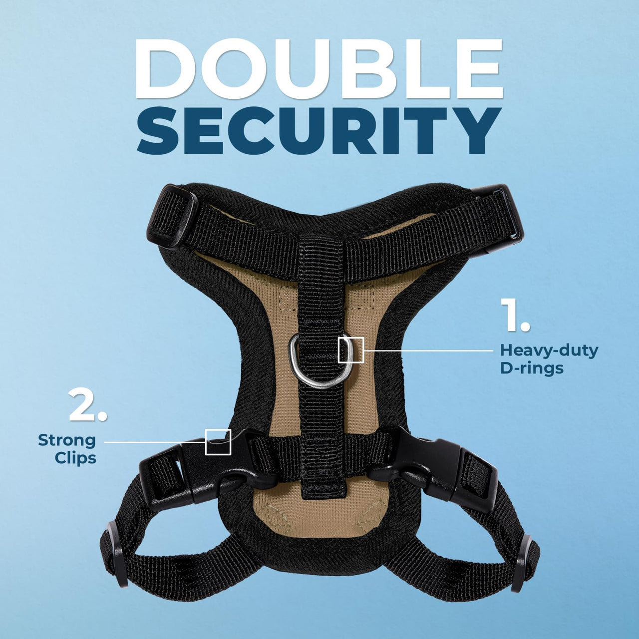 Voyager Step-in Lock Cat Harness w Reflective Cat Leash Combo Set with Neoprene Handle 5ft - Supports Small, Medium and Large Breed Cats by Best Pet Supplies - Army/Black Trim, XXS Harness Leash Set (Army/Black Trim) XXS (Chest: 11.5 - 14" * Fit Cats)
