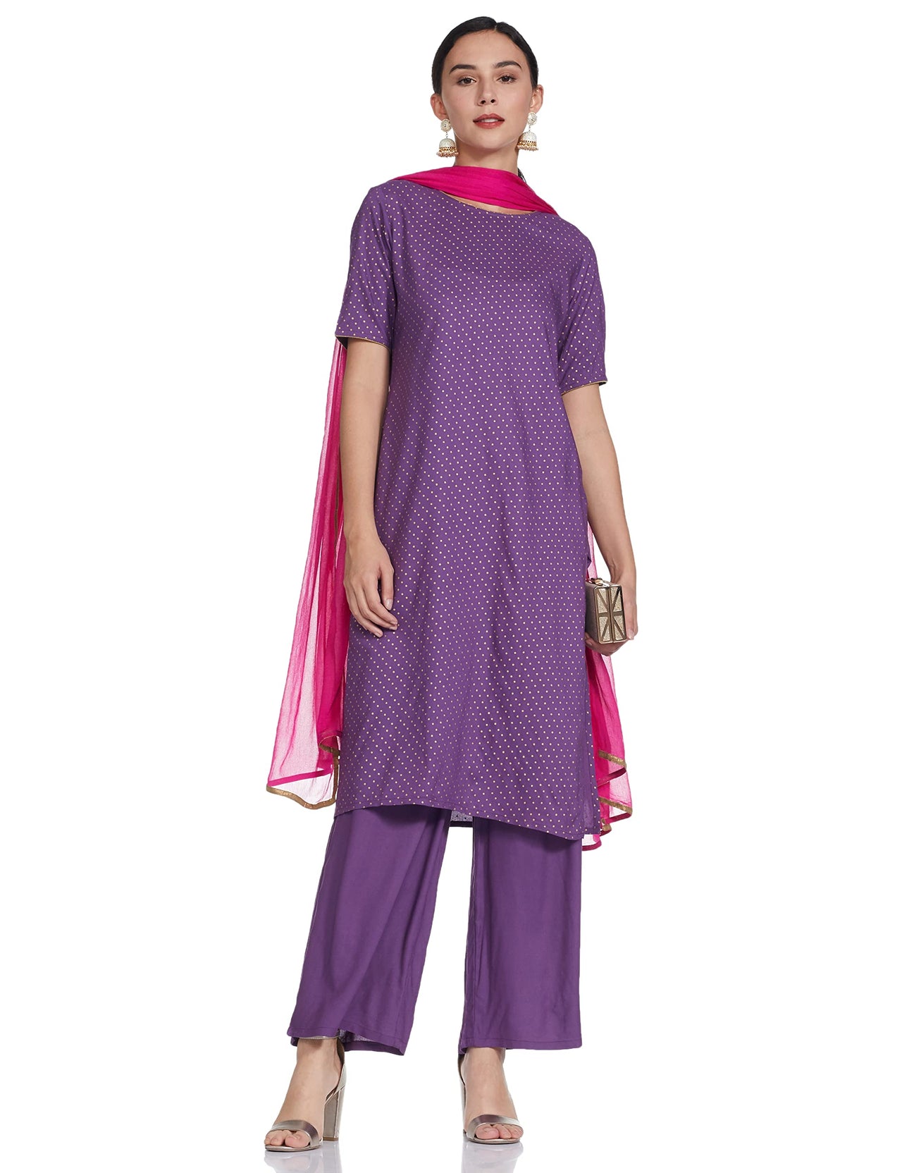 Amazon Brand - Tavasya Women's  Rayon Salwar Suit