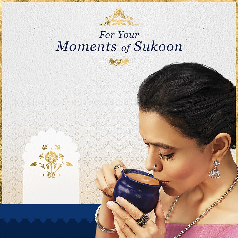 Taj Mahal Tea with Long Leaves, 1kg, Black tea, Powder