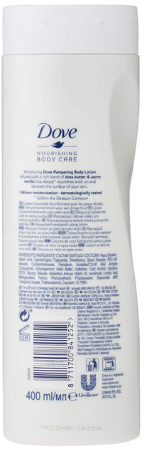 Dove Essential Nourishment Body Lotion, 400 ml (Shea Butter and Warm Vanilla)