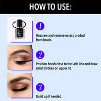 Blue Heaven Dip & Twist Nail Paint Remover, 40 ml & Blue Heaven Get Bold Matte Finish Eyeliner (Black, 7 ml)