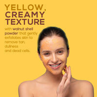 Joy Ubtan Tan Removal Face Wash 150ml x 2 | Detans, Removes Dirt & Blemishes for a Natural Glowing Skin | Enriched With Turmeric, Saffron & Sandalwood | Suitable for All Skin Types