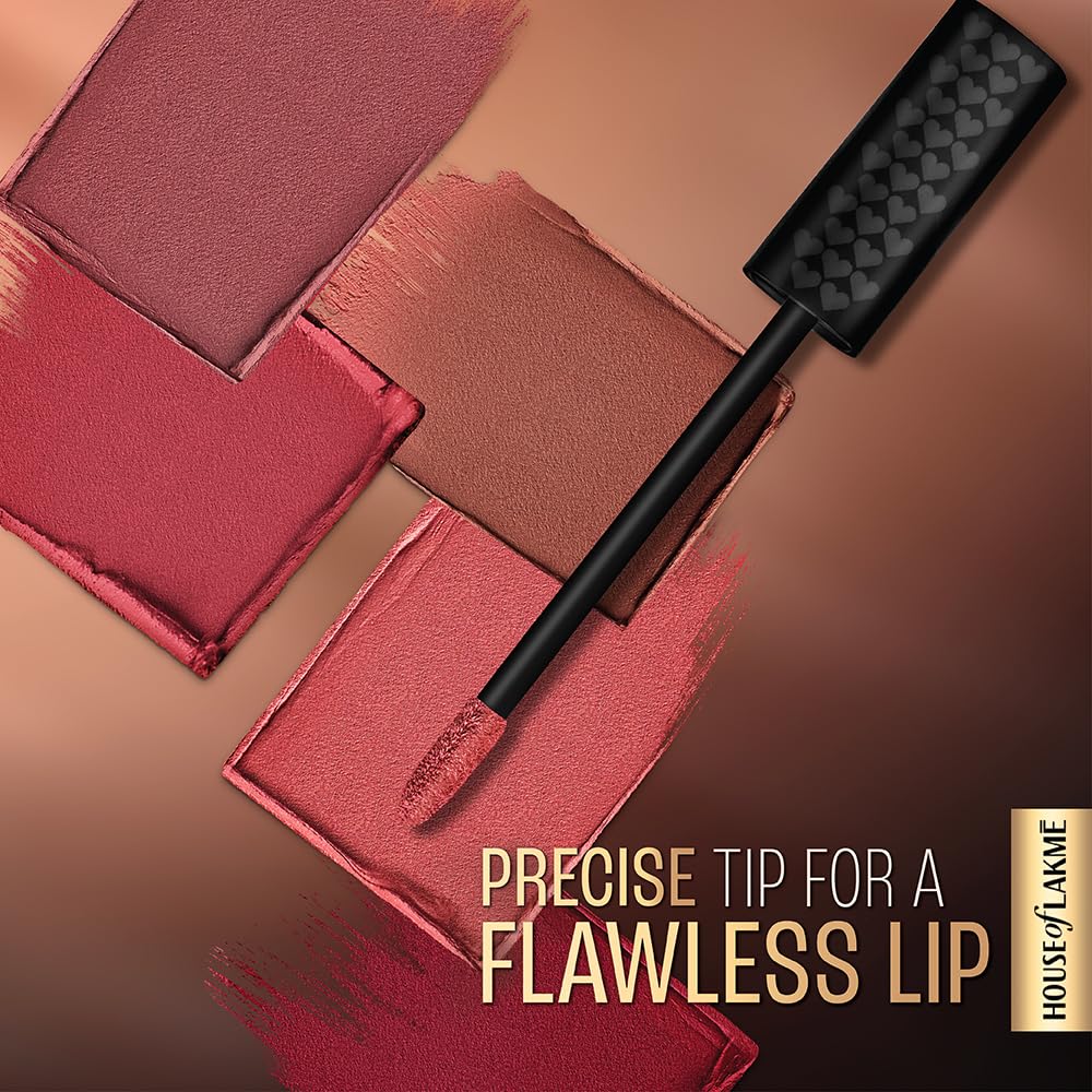 Lakmé Xtraordin-Airy Lip Mousse, Velvet Matte Finish, with air-light texture, for nourished & moisturised lips, Liquid Lipstick, Passion Pink