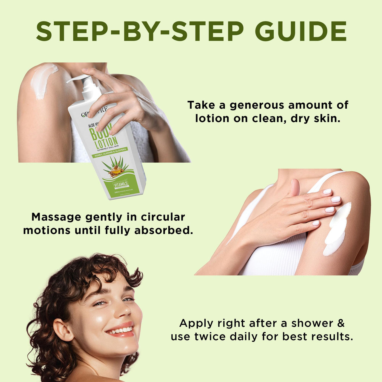 Orgatre Aloe Hydration Body Lotion with Honey, Almond & Alovera | Deep Moisturizing for Dry Skin | For Men & Women | Soothes, Protects & Revitalizes | 24-Hour Intense Hydration - 400ml