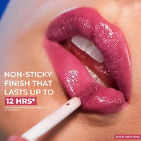 Just Herbs Lip Ink Lipstick Cica Infused Transfer Proof Long Lasting Plant Powered Lipstick for Women 2 ml (Candy Cane)