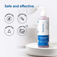 Be Bodywise 5% Niacinamide Brightening Body Wash | Hydrates & Deep Cleanses Skin | For Glowing & Hydrated Skin | With Aloe vera, Vitamin B3 & E | For All Skin Types | 250ml