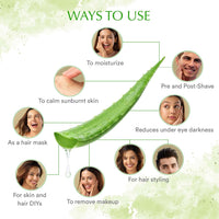 WOW Skin Science 99% Pure Aloe Vera Gel for Face, Skin & Hair - 500ml | Ultimate Gel For Glowing Skin | For Both Men and Women | No Parabens, Mineral Oils, Silicones, Color & Synthetic Fragrances