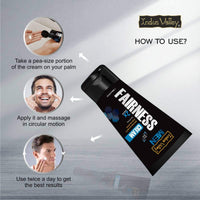 INDUS VALLEY Men Fairness Cream With Dead Sea Water & Green Tea Extract For Natural Fair Look (100 ml)