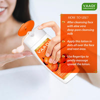 VAADI HERBALS Fairness Lotion Moisturiser With Mandarin Extract, 110Ml X 3