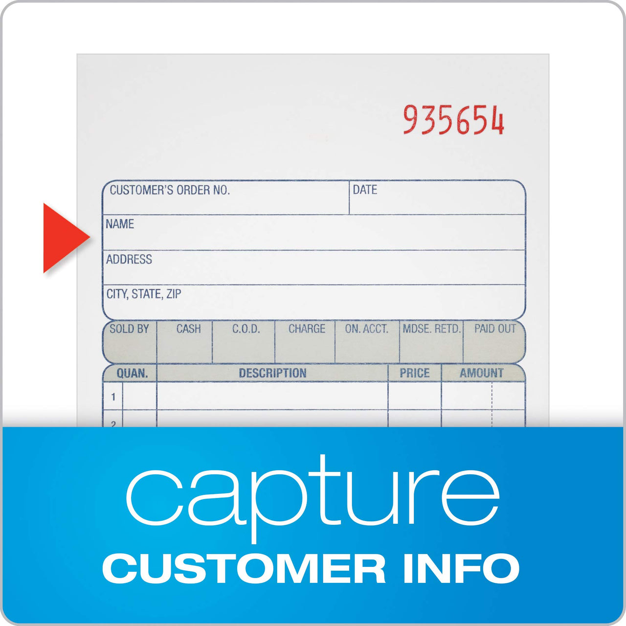 Adams Sales Order Books, 2-Part, Carbonless, White/Canary, 4-3/16" x 7-3/16", Bound Wraparound Cover, 50 Sets per Book, 3 Pack (DC4705-3) 3 Books