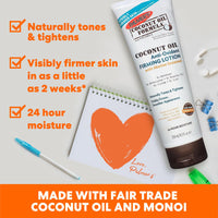 Palmer's Coconut Oil Firming Lotion, Anti-Oxidant, Free of Dyes, Parabens, Phthalates, Mineral Oil & Gluten - 250ml