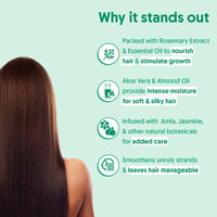 Aravi Organic Anti-Hairfall & Hair Growth Solution | Rosemary Shampoo & Conditioner Combo | Sulphate-Free Formula with DHT Blocker for Stronger, Healthier| For Men & Women | 200ml Each