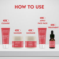 Jovees Herbal Alpha Arbutin & Niacinamide Anti Pigmentation & Blemishes Facial Kit For Pigmentation, Blemishes & Improves Uneven Skin Tone with 5 Easy Steps- Multiple Use