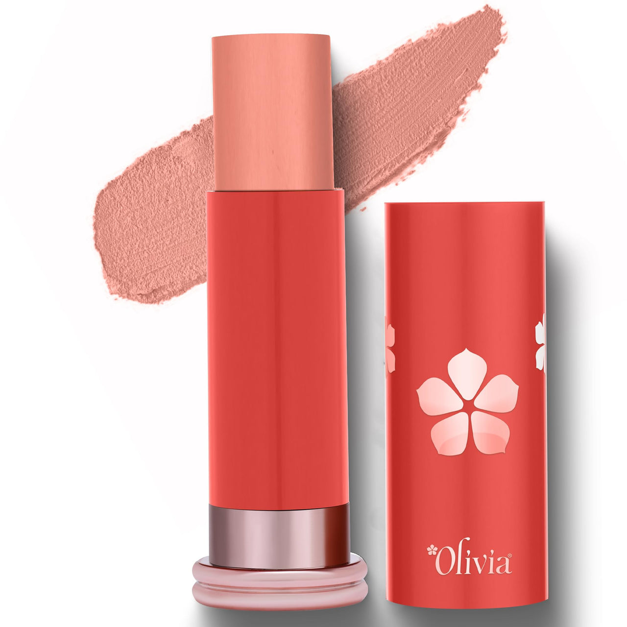 Olivia SkinSync Make Up Stick Foundation With SPF 25, Lightweight, Full Coverage Foundation With Natural Finish Face Makeup, Waterproof & Sweatproof Foundation Stick - 15g| Shade - 04 Creamy Praline