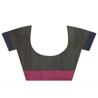 WoodenTant Women’s Ikkat Cotton Silk Saree