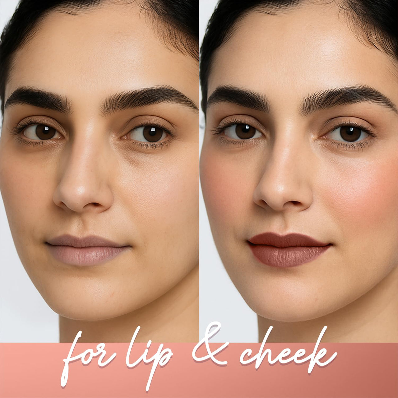 Mila Beaute Go Girl Lip Palette with 6 Pigmented Shades I Creamy Matte Finish I Hydrating Formula of Pomegranate Extract & Hyaluronic Acid I Travel Friendly Lip Palette - SWEARBY NUDES & BROWNS