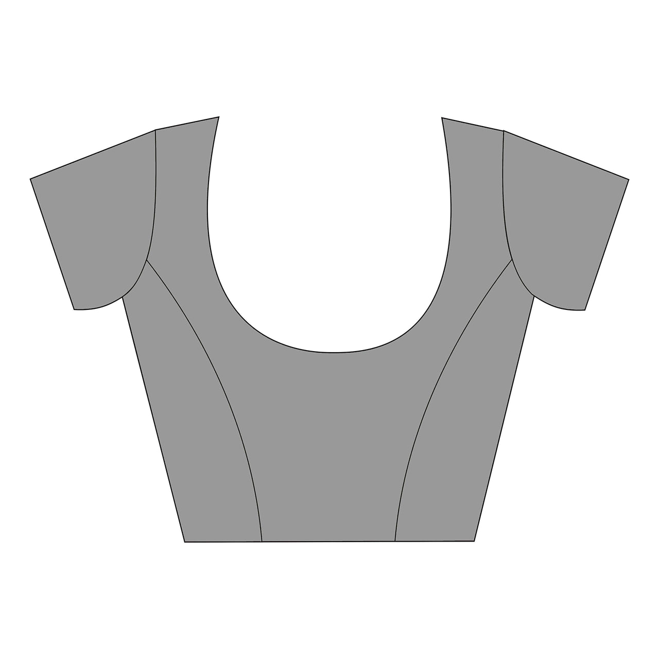 Vimla Women's  Multicolor Crepe Silk Uniform Saree with Blouse