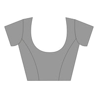 Vimla Women's  Multicolor Crepe Silk Uniform Saree with Blouse