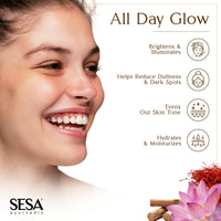 SESA Kumkumadi Face Serum 30ml for Radiant & Glowing Skin Made with 40% Kumkumadi Thailam Face Oil Repairs Dull & Damaged Skin Light Weight & Non Sticky Suitable for all Skin Types
