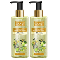 Vaadi Herbals Anti Wrinkle Olive and Green Apple Hand Wash - 250 ml (Pack of 2)