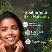 Patanjali Saundarya Face Wash, for Clean and Fresh Skin with Natural Ingredients for Daily Use 100g (Pack of 4)