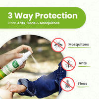 Mother Sparsh Natural Insect Repellent Spray For Babies | With Citronella, Eucalyptus & Lemongrass Oil | 100% Protection from Mosquitoes, Fleas and Ants- 100ml