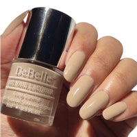 DeBelle Creme Finish Gel Nail Polish Victorian Beige (Beige), 8 Ml-Enriched With Natural Seaweed Extract, Cruelty Free, Toxic Free