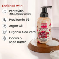 Bryan & Candy Luxury Foaming Body Wash with Pentavitin, Pro Vit B5, Argan Oil, Skin Friendly pH 5.5, All Skin Types, 400 Ml (Cocoa Shea)