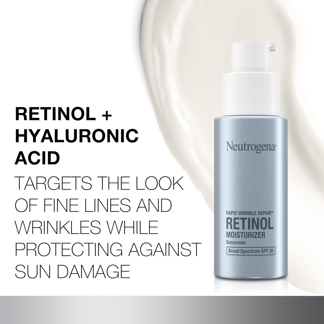 Neutrogena Rapid Wrinkle Repair Anti Ageing Day Moisturizer For Face With Retinol SPF 30, 29ml