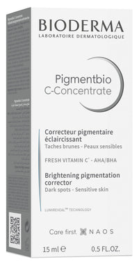 Bioderma Pigmentbio C- Concentrate Vitamin C Brightening Face Serum to correct Intense Pigmentation, 15 ml