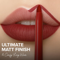Mila Beauté Pout it Lip Liner Set of 12 I Highly Pigmented, Long Lasting & Non Drying Formula Enriched with Squalene I Smooth and Precise Application | Matte Lip Liner Suitable for Indian Skin Tones
