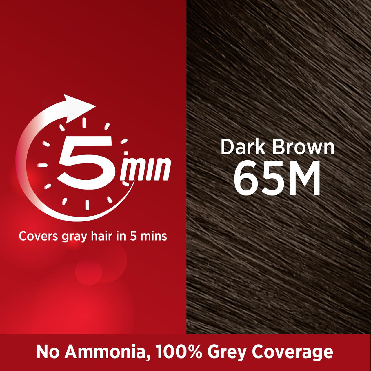 Revlon Top Speed Hair Color - Men -Dark Brown 65M