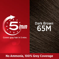 Revlon Top Speed Hair Color - Men -Dark Brown 65M