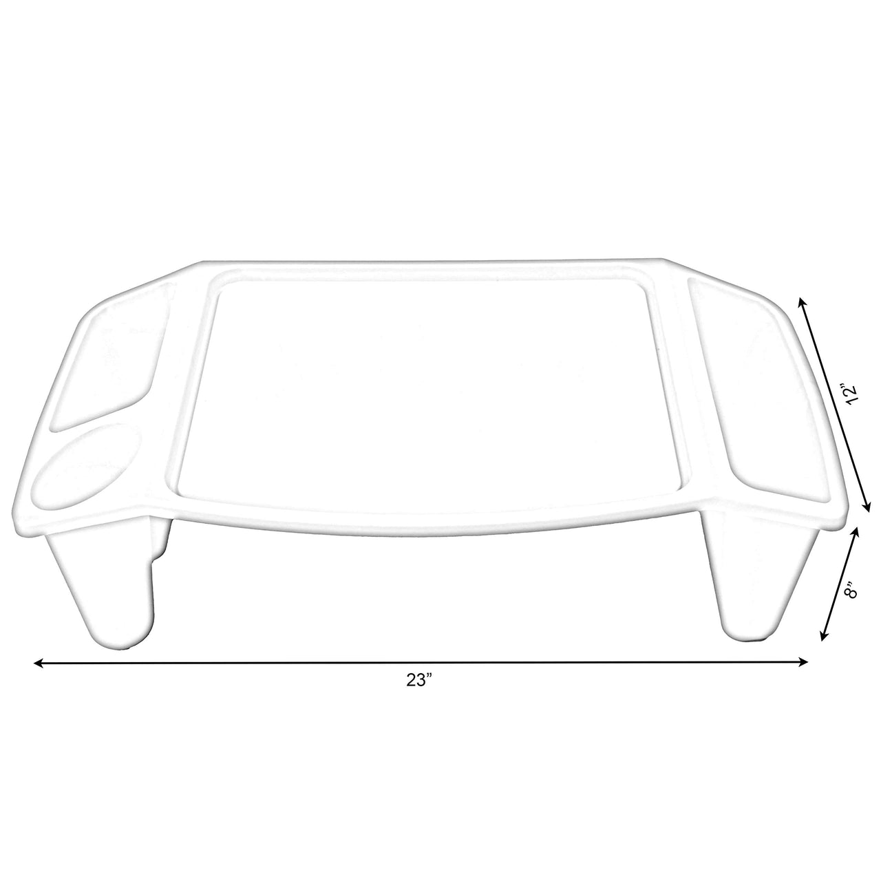 Basicwise QI003253P Kids Lap Desk Tray, Portable Activity Table, Pink