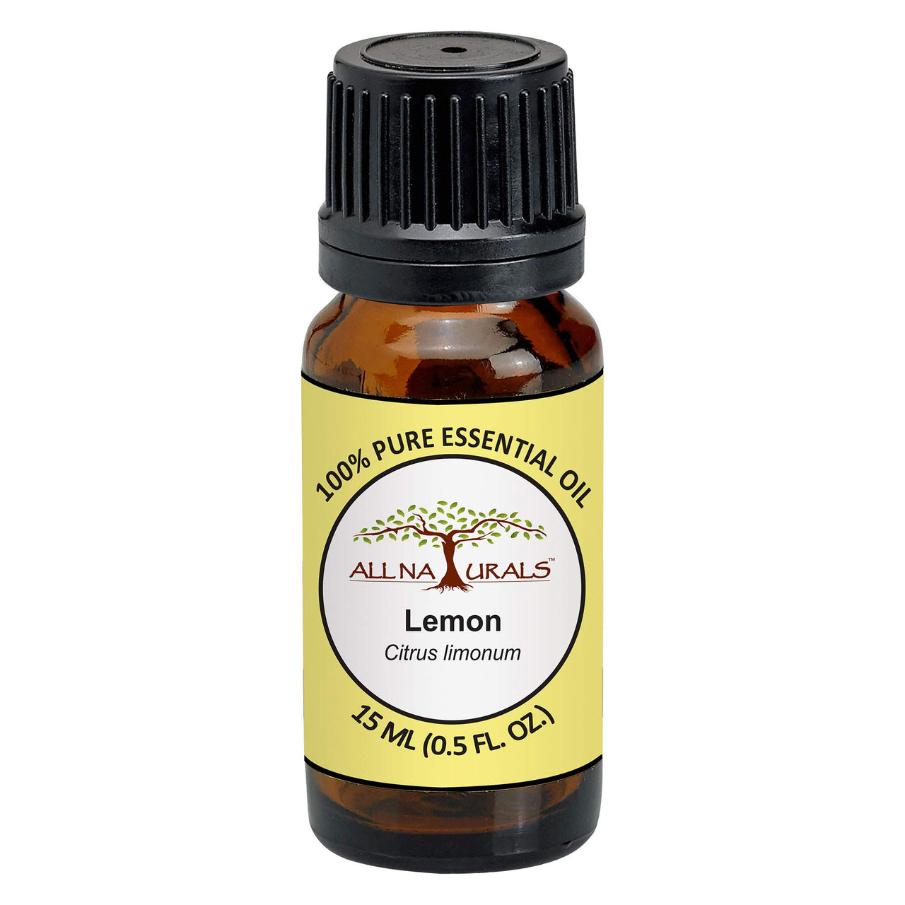 All Naturals Lemon (Maharashtra) Essential Oil 100% Pure for Pigmentation, Itchiness and Freshness - 15 mL
