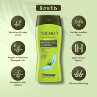 Trichup Healthy, Long & Strong Hair Shampoo - with The Natural Goodness of Aloe Vera, Neem & Henna (200ml)