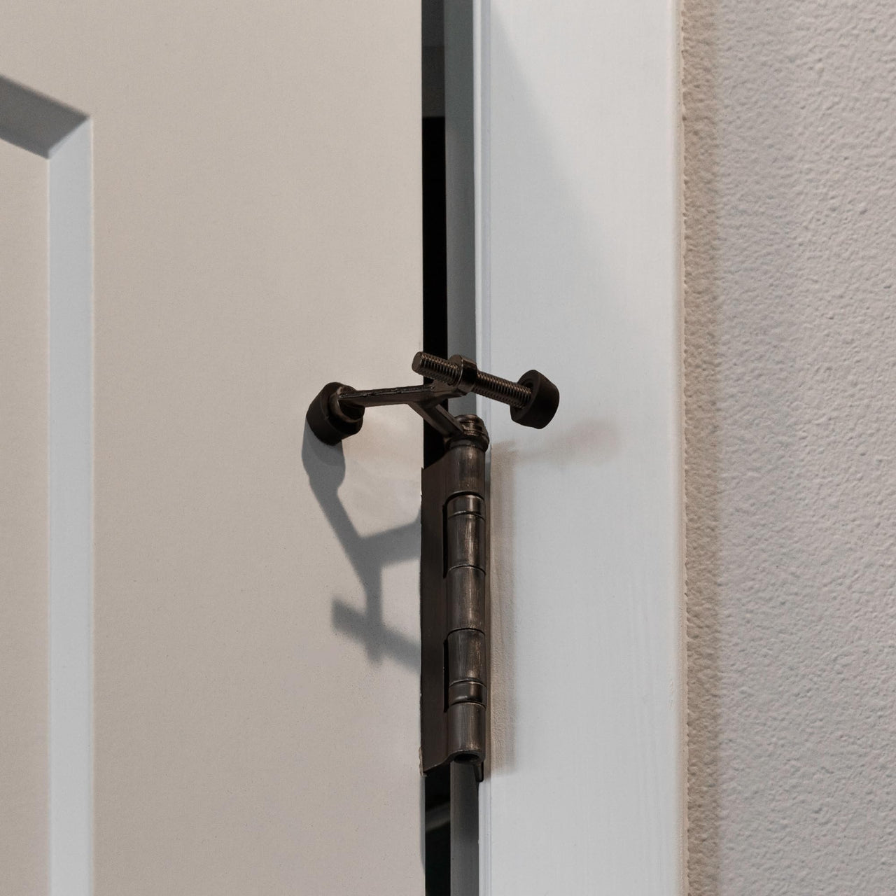 Design House 181800 Hinge Pin Stop Wall Protector with Rubber Tip Adjustable Door Stoppers, 10-Pack, Oil Rubbed Bronze, 10 Pack