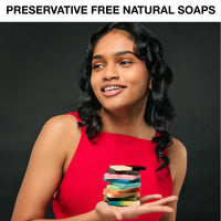 Soulflower Organic Soap Sampler Pack | Men & Women for Brightening, Refreshing, Exfoliating |100% Natural, Handmade, Pure, Vitamin E | Set of 10 (30g Each)