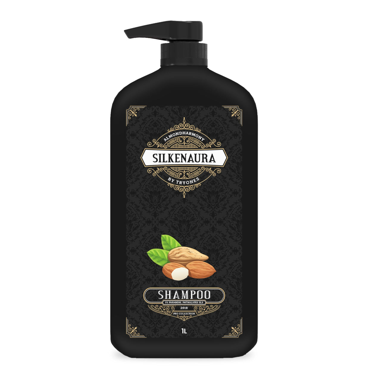 TryOnes Almond Shampoo For Nourished & Smooth Hair | Intense Nourishment | Helps in Hair Strenghtening 1000 ml