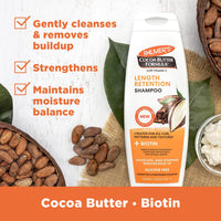 Palmer's Cocoa Butter & Biotin Shampoo for Hair Length Retention, Strengthening & Enhanced Shine - 400ml
