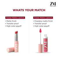 ZM Transfer-Proof Power Matte Finish, Liquid Lip Colour, Toasted Berry, 6 ml