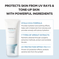SKIN1004 Madagascar Centella Hyalu-Cica Water-Fit Sun Serum For All Skin Types SPF 50 50Ml