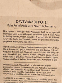 Blue Nectar Ayurvedic Herbal Compress Potli with Neem & Turmeric | Natural Pain Relief Ingredients for Joint Pain, Body Pain, Legs Pain and Back Pain Relief 175g