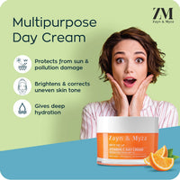 ZM Zayn & Myza Vitamin C Cream Combo, Day & Night Cream | Brightening Cream For Glowing skin | Revives dull skin | Fades pigmentation & dark spots | For all skin types | Pack of 2 (50g x 2)