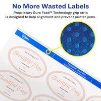 Avery Printable Blank Oval Labels, 1.5