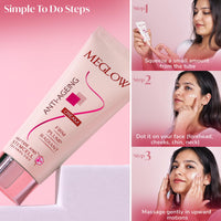 Meglow Anti Ageing Cream 30 gm Combo Pack of 2 with Pure Radiance|High Potency Peptides Firming Helps Hydrating, Toning, Brightens and Rejuvenating Dull Skin